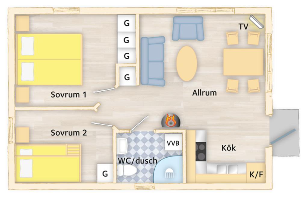 Slite Strand Resort Room photo